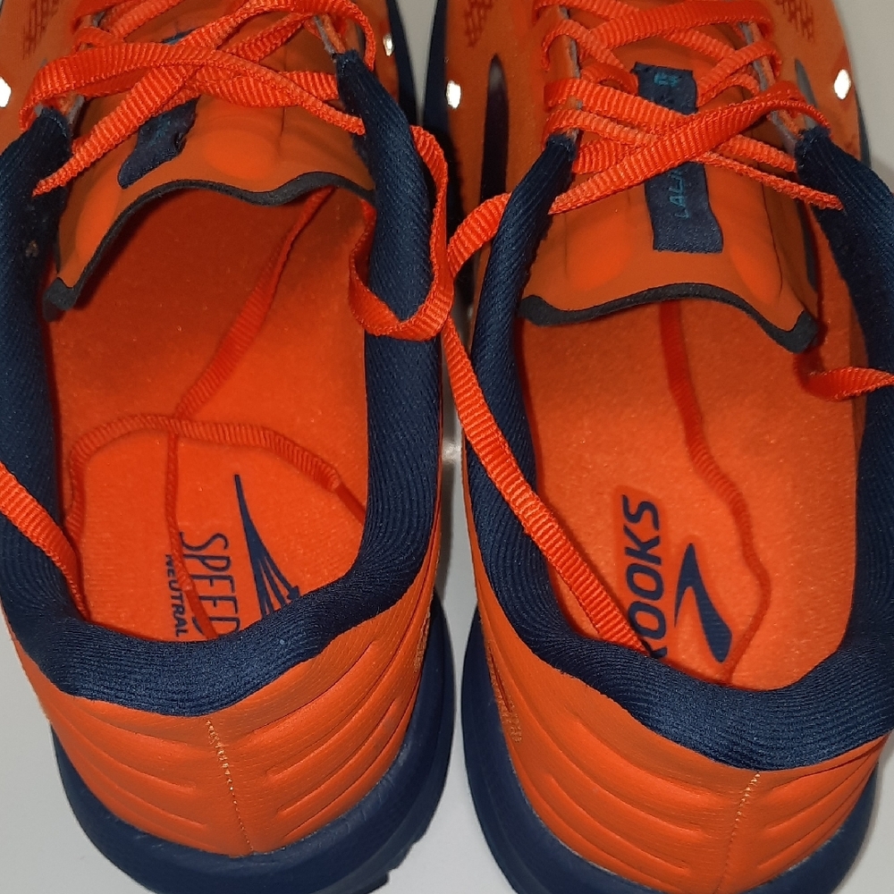 Brooks Men's Athletic Shoes in Orange and Navy 11.5 LAUNCH - Picture 16 of 16